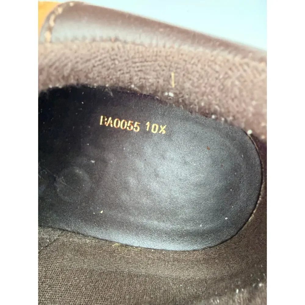Authentic LOUIS VUITTON MENS SHOE brown 10.5 LV - 11.5-12 US